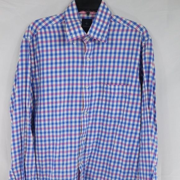 Tailorbyrd Other - Tailorbyrd Mens L Multicolor Plaid Check Button Up